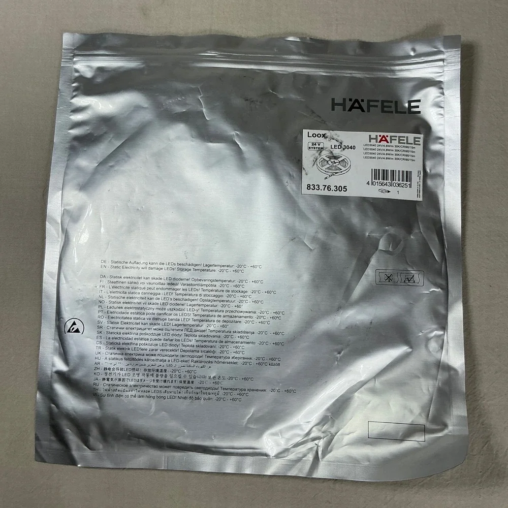 Hafele Loox LED 3040 Flexible LED Ribbon 24V 3000K 15m 833.76.305 Warm White